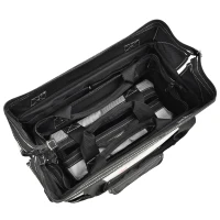 DURHAND® Werkzeugtrolley leer Werkzeugtaschen-Set mit Rollen 3-Größe Oxford-Gewebe(m-9)