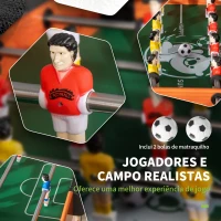 HOMCOM Matraquilho para Crianças acima de 7 Anos com 2 Bolas 8 Hastes 2 Marcadores de Pontos 22 Jogadores 118x104x69cm Multicor(m-7)