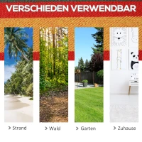 Outsunny® Hängematte Mehrpersonen 150kg Bunt 200x100cm(m-7)