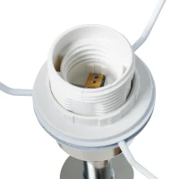 HOMCOM® Stehlampe Tripod Schlafzimmer Standleuchte Stehleuchte 40W Metall grau ∅48 x 156 cm(m-6)