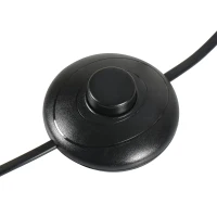 HOMCOM® Stehlampe Tripod Schlafzimmer Standleuchte Stehleuchte 40W Metall grau ∅48 x 156 cm(m-9)