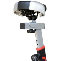 HOMCOM Heimtrainer Indoor-Cycle leiser Betrieb 103 x 48 x 115cm Stahl Schwarz(m-5)