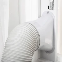 HOMCOM Mobiele airconditioner airconditioner 4 modi afstandsbediening 24u timer ABS wit(m-8)