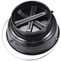 Outsunny® grill kociołkowy grill węglowy kempingowy grill piknikowy przenośny metalowy czerwony(m-7)