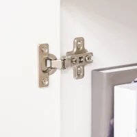 HOMCOM Tv-meubel tv-meubel met 2 lades en kast bamboe MDF wit + naturel(m-8)