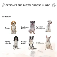 Buda dla psa PawHut z drewnem jodłowym i 2 miskami, Dach z papy asfaltowej, Odporna na warunki pogodowe, 130 x 93 x 92 cm(m-7)