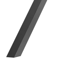 HOMCOM zestaw 2 stalowych nóg stołowych 72 cm stelaż stołu w kształcie litery X czarny(m-8)