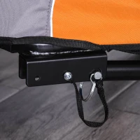 PawHut 2-IN-1 Dog Bike Trailer Pet Carrier Stroller Reflector 140 x 71 x 105cm(m-14)