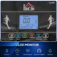 HOMCOM loopband opvouwbaar elektrisch 400 W 1-12 km/u 1.5HP mobiele telefoon houder roze(m-4)