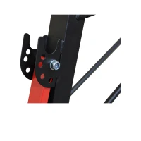 HOMCOM ławka treningowa ławka fitness ławka skośna wielofunkcyjny trenażer brzucha stal(m-9)