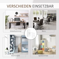 HOMCOM biurko z półką stolik komputerowy stół roboczy stolik na laptopa półka biurowa(m-6)