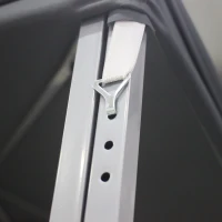 Outsunny Altana ogrodowa 3 x 3 m pawilon namiot ogrodowy namiot festynowy stal szary(m-7)