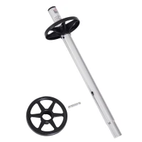 HOMCOM felga wózek opona stojak na opony uchwyt na opony 4 opony do 225(m-6)