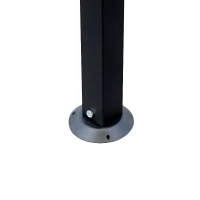 Outsunny pergola zadaszenie tarasu pawilon daszek kremowy 297x297x198/245 cm(m-7)