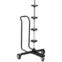 HOMCOM felga wózek opona stojak na opony uchwyt na opony 4 opony do 225(m-1)