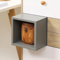 HOMCOM Modern Sideboard Storage Cabinet, Free Standing Accent Cupboard with 3 Drawers for Bedroom, Living Room, Hallway, Natural, White, Grey(m-9)