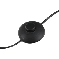 HOMCOM Lampadaire design néo-rétro 2 boules max. 40 W métal argenté(m-7)