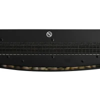 Homcom semineu Electric Inox – De Perete, 900–1800W, Sticla Temperata(m-9)