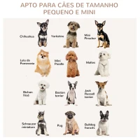 Pawhut Gaiola para Cães Pequenos de Madeira 76x54,5x56 cm Gaiola com Superfície de Mesa com 2 Portas e Grade de Aço Branco(m-8)