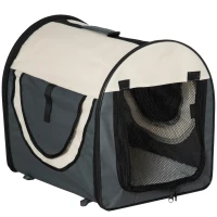 PawHut hondenbox inklapbare hondentransportbox dier 2 kleuren 5 maten(m-11)