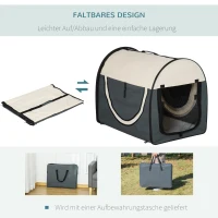 PawHut hondenbox inklapbare hondentransportbox dier 2 kleuren 5 maten(m-8)