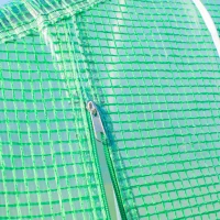 Outsunny Kas tunnelserre folie kweekkas koude kas plantenkas groen(m-7)