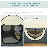 PawHut hondenbox inklapbare hondentransportbox dier 2 kleuren 5 maten(m-5)