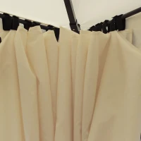 pawilon pawilon ogrodowy festyn namiot imprezowy podwójny daszek namiot ogrodowy 3x4 m kremowy(m-4)