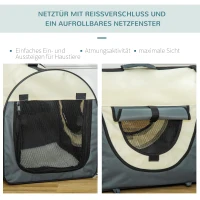 PawHut hondenbox inklapbare hondentransportbox dier 2 kleuren 5 maten(m-5)