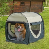 PawHut hondenbox inklapbare hondentransportbox dier 2 kleuren 5 maten(m-10)