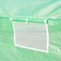 Outsunny SZKLARNIA OGRODOWA TUNEL OGRODNICZY 6 x 3 x 2 m(m-6)