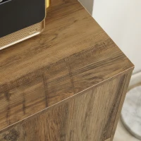 HOMCOM Mobile da Salotto in Legno con Cassetti e Armadietti in Stile Nordico, 76.5x39.5x64.5cm(m-8)