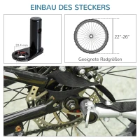 PawHut 2 in 1 hondenaanhanger fietskar jogger vlag regenhoes voor honden 4 kleuren(m-6)