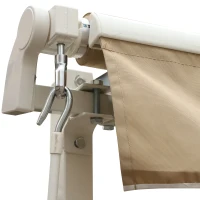 Outsunny® Markise Gelenkarmmarkise Sonnenschutz Creme 3,95x2,5m(m-7)