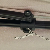 Outsunny 3.64 x 3.64m Pop-up Gazebo Removable Side Walls Foldable Party Tent Instant Canopy Sun Shade Gazebo Shelter Steel Frame Oxford w/ Roller Bag(m-11)