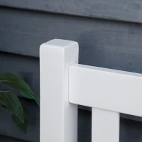 Outsunny Banca de gradina cu 2 locuri si spatiu de depozitare, Mobilier de exterior, Cutie de depozitare pentru veranda, terasa sau balcon, Alb(m-11)