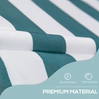 Outsunny 200 x 150cm Patio Adjustable Awning Floor- to-ceiling Retractable Shade,UV Protective(m-5)