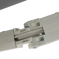 Outsunny 4 x 2.5m Manual Retractable Patio  Awning Window Door Sun Shade - Grey(m-10)