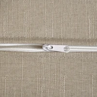 HOMCOM Fotoliu Relax cu suport pentru picioare, fotoliu din lemn si tesatura cu efect de in cu perna pentru tetiera, 67x69x100cm, gri(m-9)