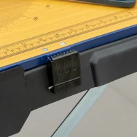 DURHAND Platforma de lucru pliabila 4 in 1, banca de lucru cu rigla, schela, si carucior, aluminiu si plastic(m-9)