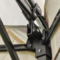 Outsunny 3.64 x 3.64m Pop-up Gazebo Removable Side Walls Foldable Party Tent Instant Canopy Sun Shade Gazebo Shelter Steel Frame Oxford w/ Roller Bag(m-12)