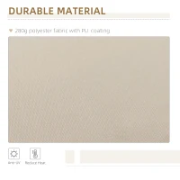 Outsunny 13'X8' Manual Retractable Patio  Awning Window Door Sun Shade - Coffee(m-4)