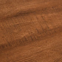HOMCOM Tavolino da Caffè Rotondo per Soggiorno con Vano Contenitore in Metallo, Legno e Lino, Stile Vintage, Φ60x40cm(m-8)