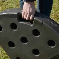 Schermgewicht 4-delig Zonneschermvoet kan worden gevuld met 17 kg water of 25 kg zand(m-8)