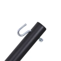 Outsunny® STELAŻ STOJAK NA HAMAK Z HAKAMI OGRÓD PLAŻA metal(m-5)