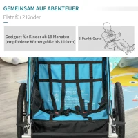 HOMCOM 3-in-1 kinderaanhanger(m-5)