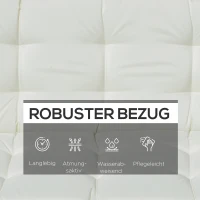 Outsunny kussenset voor veranda schommel 170 cm stoelkussen schommelkussen zijkussen beige(m-4)