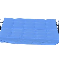 Outsunny kussenset voor veranda schommel 170 cm, stoelkussen, schommelkussen, zijkussen, blauw(m-9)