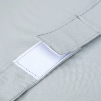 Outsunny 3-delige tuinmeubelset met bijzettafel, balkonmeubelset, bank met kussens, L-vorm, buiten, in aluminium, crèmewit(m-8)