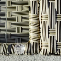 Outsunny 4-delige Luxe poly-rotan tuinmeubelset tuinset zitgroep lounge-set lounge-meubilair met bijzettafel zitkussen aluminium bruin, grijs(m-8)